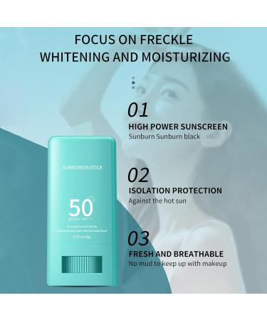 Oldmoom Sun Cream Stick SPF 50 Sunscreen Stick Sun Cream Face Stick UV Protetion Suncream Face& Body Sunscreen Long Lasting Sunscreen Easy Use for Surfer All Skin Types - Buy Online on GoSupps.com