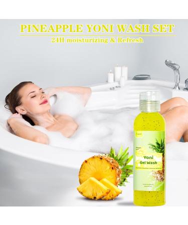 Natural Yoni Wash - pH Balanced Feminine Wash for Women | Moisturizing Intimate Care | Pineapple Scent Body Wash 5.07fl oz - International Shipping - Buy Online on GoSupps.com