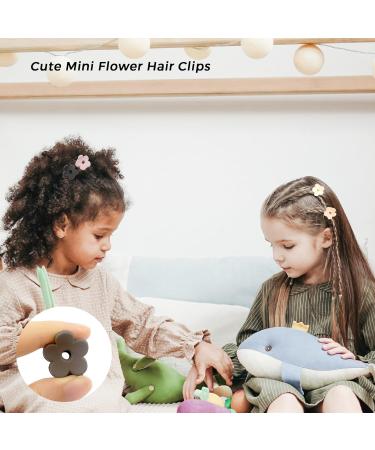Yovell Small Hair Clips 20 PCS Mini Claw Clips for Girls Women Non slip Cute Hair Claws (Flower & Square) - Buy Online on GoSupps.com