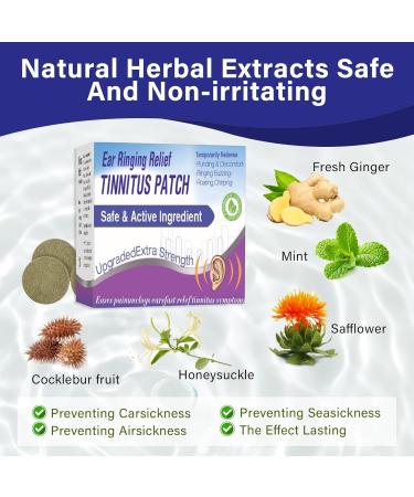 Tinnitus Relief Patches - Natural Herbal Treatment for Ringing Ears | 50PCS Tinnitus Relief Solution - Buy Online on GoSupps.com