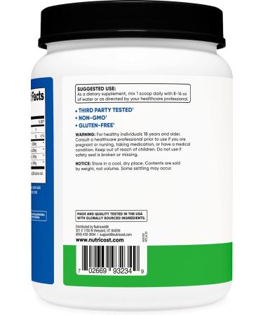 Nutricost BCAA Powder 2:1:1 - Green Apple Flavor | 120 Servings | International Shipping Available - Buy Online on GoSupps.com