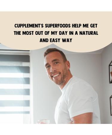 Cupplement | Chaga Capsules 60 pieces | Organic | 450 mg per capsule of the highest quality | 2 capsules per day | mushroom - Buy Online on GoSupps.com