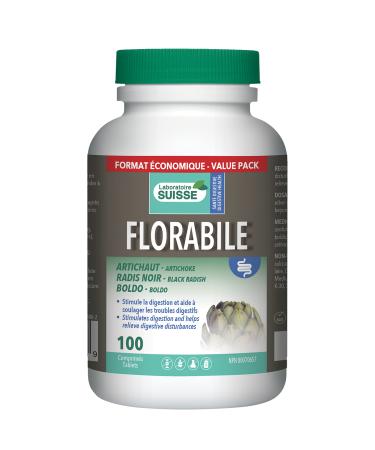 Laboratoire Suisse Florabile Stimulates Digestion 100 Tablets