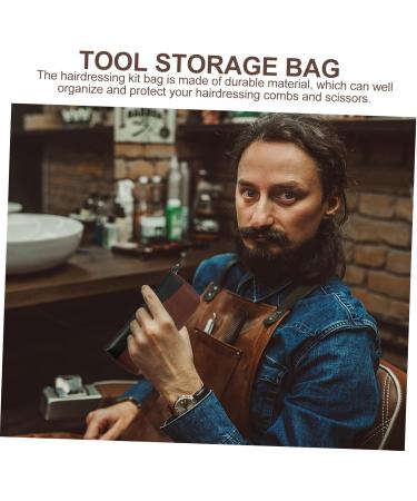 Buy Minkissy 3-Piece Scissor Pocket Accessories | Hairdressing Tool Storage Bag | Classic Leather Design for Hairdressers | Organize Your Hair Accessories - Buy Online on GoSupps.com