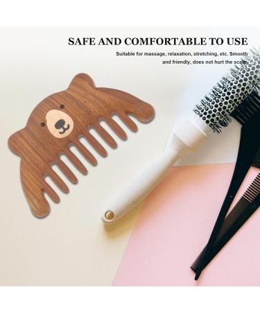 Beavorty Natural Green Sandalwood Wide Tooth Scalp Comb - Head Massage Tool for Women | Premium Wood Hair Comb for Scalp Massage - Buy Online on GoSupps.com