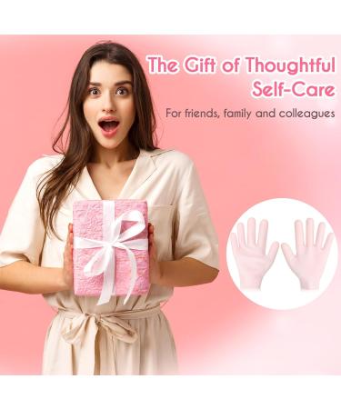 2 Pairs Moisturizing Gloves for Dry Hands Soft Silicone Gloves Gel Spa Hydrating Gloves Aloe Lotion Gloves Moisturizer Healing Gloves for Dry Cracked Hands Treatment Gloves Hand Care Softening Gloves - Buy Online on GoSupps.com