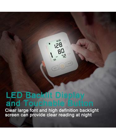 Maguja Automatic Arm Blood Pressure Monitor - Wide Range, Large Cuff, LCD Display - Home Use (White) - Buy Online on GoSupps.com