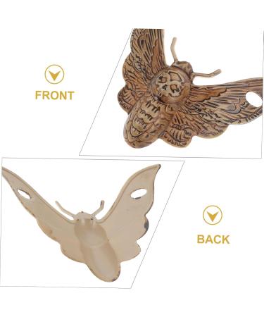 minkissy Moth Hairpin Wood Hair Bun Clip Japanese Chopsticks Hair Clips for Girls Metal Hair Claw Clips Wedding Hair Clip Chignon Pin Japanese Bread Shawl Pin Tie Miss With Stick Plastic - Buy Online on GoSupps.com