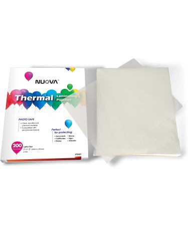 Aurora Premium Thermal Laminating Pouches LP202H 9 x 11.5 200-Pack - Clear, Letter Size, 3 mil Thickness - Buy Online on GoSupps.com