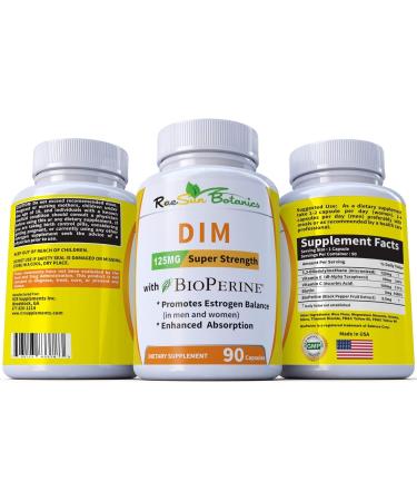 Raesun Botanics DIM Supplement 125mg | Estrogen Balance Hormone Support & Acne Relief - 90-Day Supply - Buy Online on GoSupps.com