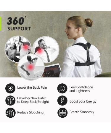 GARNO Posture Corrector: Adjustable Back Brace for Men & Women - Invisible Support for Straight Spine, Neck, Clavicle, Shoulders - Prevents Slumping, Scoliosis & Hunchback - Relieves Pain - One Size Fits Most - Buy Online on GoSupps.com