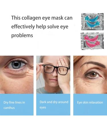Under Eye Patches Collagen gel eye mask used to treat female eye edema and dark circles and improve lower eye bags fine lines and wrinkles (12 pairs) - Buy Online on GoSupps.com