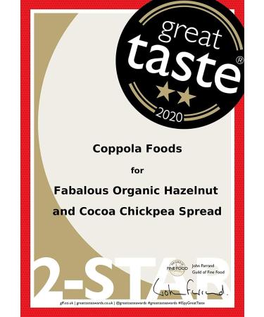 Fabalous Organic Chocolate Spread (Hazelnut & Cocoa Chickpea Spread) Vegan Dairy Free No Palm Oil Less Sugar More Protein 200g - Buy Online on GoSupps.com