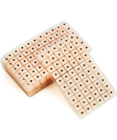 600PC Acupuncture Ear Seeds - Disposable Vaccaria Bean Tool for Pain Relief & Blood Circulation - Effective Massage Solution - Buy Online on GoSupps.com