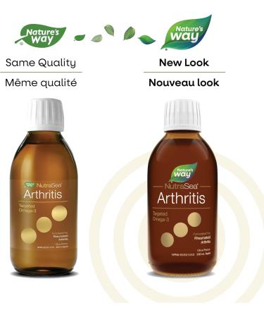 Nature's Way NutraSea Omega-3 - Arthritis - Rheumatoid Arthritis Support 2800mg (1800 mg EPA 1000 mg DHA) Citrus Flavour 200ml Liquid - Buy Online on GoSupps.com