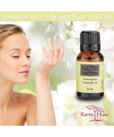 Karma Organic 100% Essential Oil Skin and Hair Care (15ml) (Lemongrass) - Buy Online on GoSupps.com
