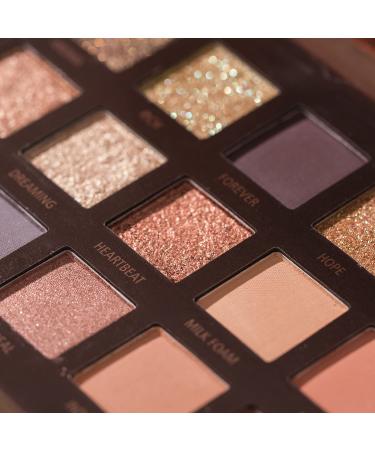 Brown Eyeshadow Palette for Mature Women | 18 Pigmented Warm Colors - Matte & Shimmer Waterproof Makeup - Buy Online on GoSupps.com