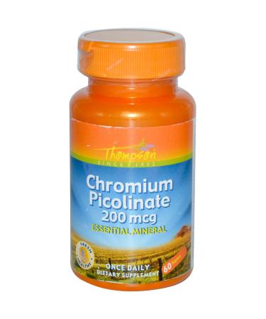 Thompson Chromium Picolinate Tablet (Btl-Plastic) 200mcg 60ct