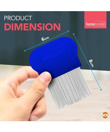 2pk Metal Nit Comb for Headlice Treatment | Kids & Adults | Long Thick Hair | Lice Combs for Effective Nit Removal - Buy Online on GoSupps.com