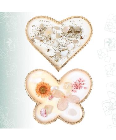  FRCOLOR 6 Pieces Drawing Color Palette Resin Nail Palette Display Plate Nail Art Pigment Plate Color Mixing Display Board Crystal Nail Polish - Buy Online on GoSupps.com