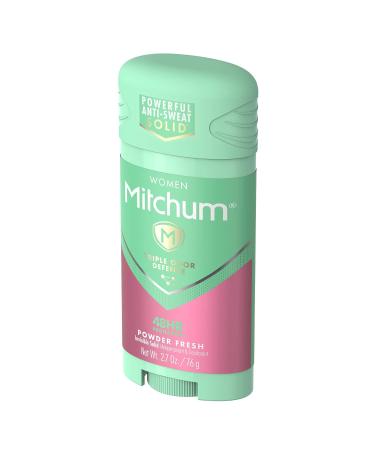 Mitchum Women Advanced Anti-Perspirant & Deodorant 2.7 oz, Pack of 5 - Powder Fresh Invisible Solid - Buy Online on GoSupps.com