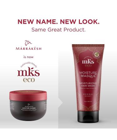 MKS Eco Moisture Masque - 7 oz Hydrating Hair Mask with Argan Oil & Hemp Seed Oil - Buy Online on GoSupps.com