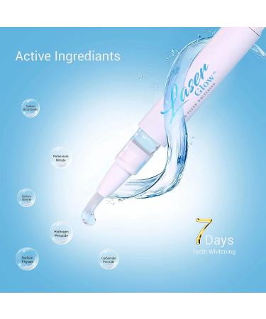 LaserGlow LED Wireless Teeth Whitening Kit 32 LED Light System with Wireless Mouth Tray IPX6 Waterproof 44% Carbamide Peroxide Gel Professional at-Home Tooth Whitener - Buy Online on GoSupps.com