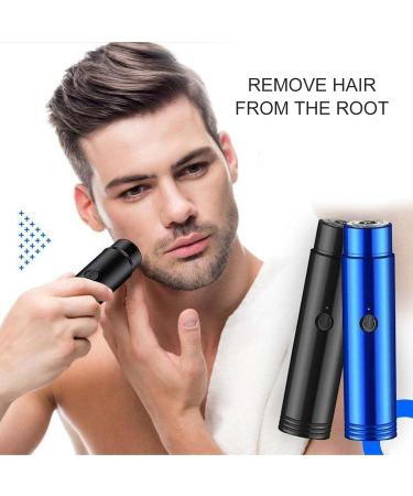 Mini Electric Trimmer Pocket USB Rechargeable Beard Trimmer Portable Clipper with Replaceable Cutter Head Brush Portable Shaver - Buy Online on GoSupps.com