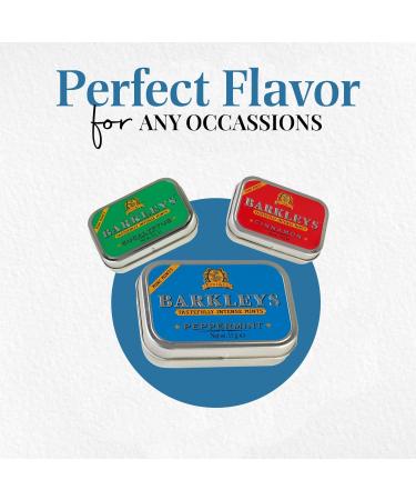 Barkleys Mints Sugar Free Peppermint in Classic Mini Tin 15 g - Buy Online on GoSupps.com