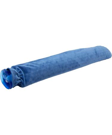Long Hot Water Bottle with Cover for Neck Shoulder & Stomach 80cm / 2.5L Blue | Comfort & Relief - Buy Online on GoSupps.com