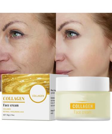 Cr me visage au collag ne cr me hydratante anti- ge qui r duit les rides et ridules r tr cit les pores hydrate la peau hydratant jour et nuit pour homme et femme 50 g - Buy Online on GoSupps.com