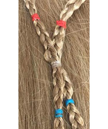 250 Black Hair Bands Elastic Small Braiding Dreads Cornrows Dreadlocks Rubber Rings (Black) - Buy Online on GoSupps.com