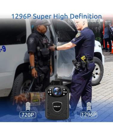 BOBLOV KJ21 Body Camera 1296P 64GB - Lightweight, Portable, Easy to Operate with Clear Night Vision - 8-10 Hours Recording, Memory Expandable up to 128G - Buy Online on GoSupps.com