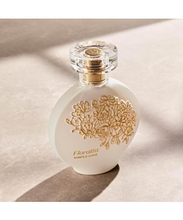 O BOTICARIO Floratta Simple Love Eau de Toilette Long-Lasting Floral Fragrance Perfume for Women 2.5 Ounce - Buy Online on GoSupps.com
