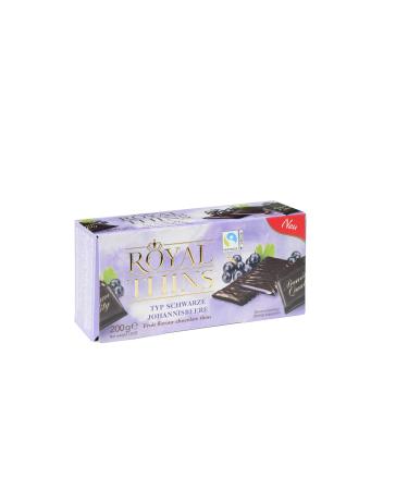 Halloren Original Royal Thins Blackcurrant 200 g Blackcurrant 1 pack