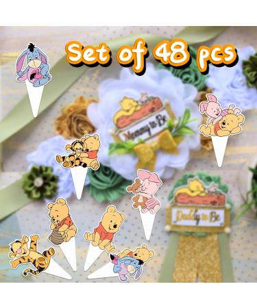 48 Pcs Cartoon Winnie Cupcake Toppers - Buy Online on GoSupps.com