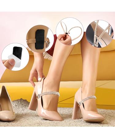 Multi-Color Heel Straps for High Heels | Removable & Installation-Free Elastic Straps | Anti-Loosening Shoe Replacement Accessories - Buy Online on GoSupps.com