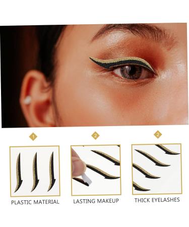 Mipcase 320 Pairs Eyeliner Reusable Double Eye Makeup Stickers Eye Makeup Tools Adhesive Tape Double Eyelid 1 count (Pack of 1) Assorted Colorx8pcs - Buy Online on GoSupps.com