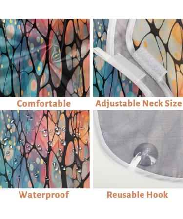 Geometry Beard Bib Apron | Abstract Hair Catcher for Men | Perfect Gift for Dad & Husband | Includes 2 Suction Cups - Buy Online on GoSupps.com