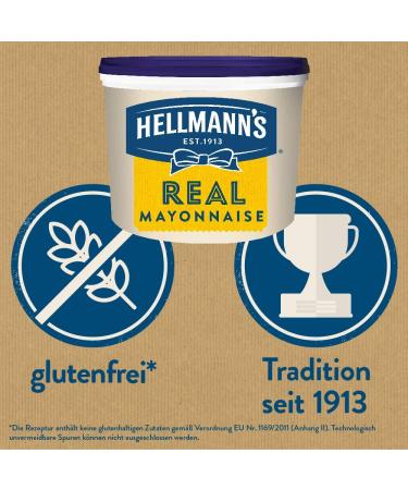 Hellmann's Real Mayonnaise 5L - Best Fries Burger Sauce & Salad Dressing - International Shipping Available - Buy Online on GoSupps.com