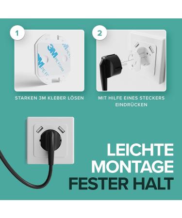 Safemate Child Lock Socks (20 Pack) - Enhanced Safety for Babies & Toddlers | Socket Protection with Kidsafelock - Buy Online on GoSupps.com