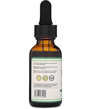 Valerian Root Drops for Sleep - Organic Valerian Root Tincture Extract 168mg - 1 FL OZ 30 Servings (Better Absorbed Than Capsules Enhances Valerian Root Tea) for Relaxation and Calm by Double Wood - Buy Online on GoSupps.com