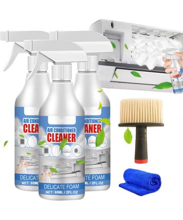 Cohbskj Air Conditioner Cleaner Foaming Cleaner Air Conditioner Ac Coil Cleaner Foam Air Conditioner Coil Cleaner Air Conditioner Vent Cleaner Multi-purpose Bubble Cleaner for Car Home (3PCS)