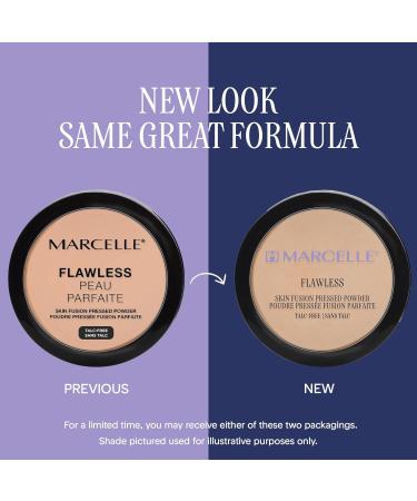 Marcelle Flawless Pressed Powder - Talc-Free Hypoallergenic & Fragrance-Free in Buff Beige | Buy Internationally - Buy Online on GoSupps.com