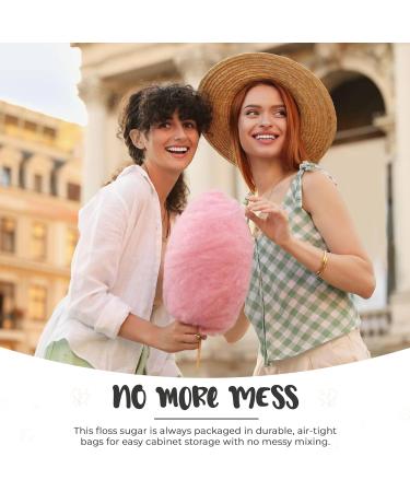 Baking Beauty and Beyond Premium Turkish Delight Flavour Floss Sugar 800g - Natural Ingredients for Cotton Candy | Bulk Floss Sugar for Every Occasion - Buy Online on GoSupps.com