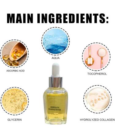Super Serum Eye firming Rejuvenating Oil NDER EYE SERUM Eye Contour Cream - Anti-Wrinkle Anti-Puffiness & Anti-Dark Circles - With Pure Hyaluronic Acid and Caffeine (1pc) - Buy Online on GoSupps.com