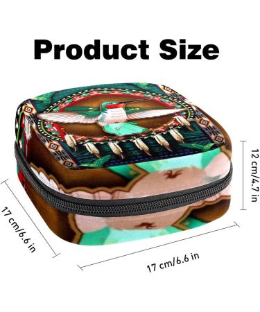 Dream Catcher & Colibri Women's Napkin Storage Bag | Portable Menstrual Cup Pocket | Ideal for Teens & Women - Buy Online on GoSupps.com
