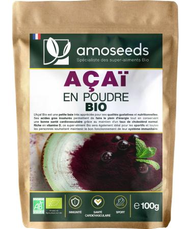 Organic Acai Powder 100G | Antioxidant Vitality | Superior Quality No Sugar Added