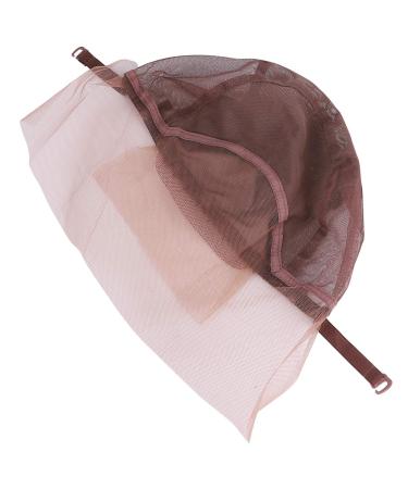 Buy Healifty Lace Wig Caps - Glue-Free Elastic & Breathable | Adjustable Brown Wig Cap for Wig Production (18x16x0.6 cm) - Pack of 1 - Buy Online on GoSupps.com