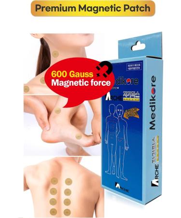 100pcs ACU-Magnetic Patches | Pain Relief Magnets Like Acupuncture | Pre-Attached Plasters for Back Neck Shoulder Wrist & Leg - Buy Online on GoSupps.com